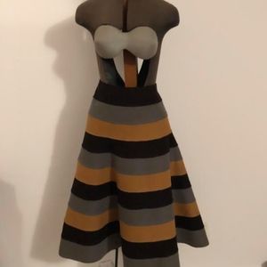 Anne Klein Collection vintage pieced felt skirt